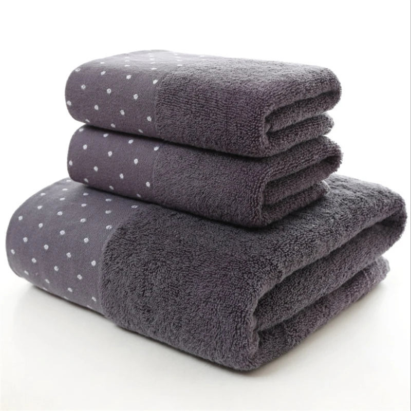 Large Pure Cotton Bath Towel 35×75cm – Thick, Soft & Super Absorbent