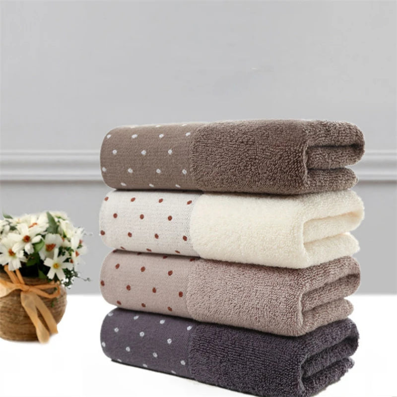 Large Pure Cotton Bath Towel 35×75cm – Thick, Soft & Super Absorbent