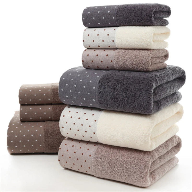 Large Pure Cotton Bath Towel 35×75cm – Thick, Soft & Super Absorbent