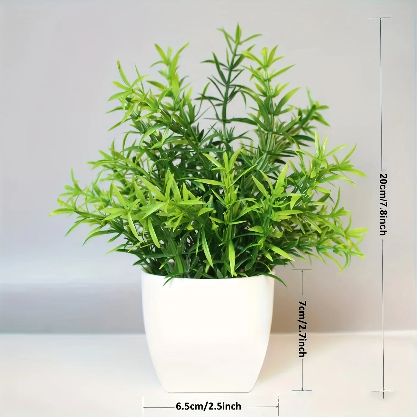 1PCS Artificial Potted Plant – Desktop or Shelf Décor for Home & Office