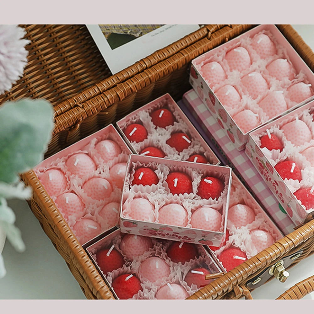 Strawberry Soy Wax Candle – Natural & Aromatic