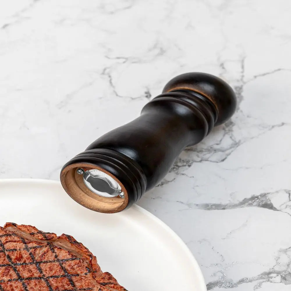 Dutch Style Wooden Pepper Mill – Adjustable Spice Grinder