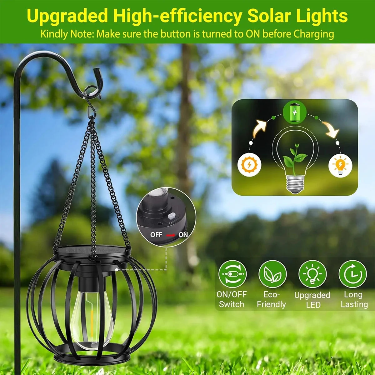 Solar LED Lantern Light