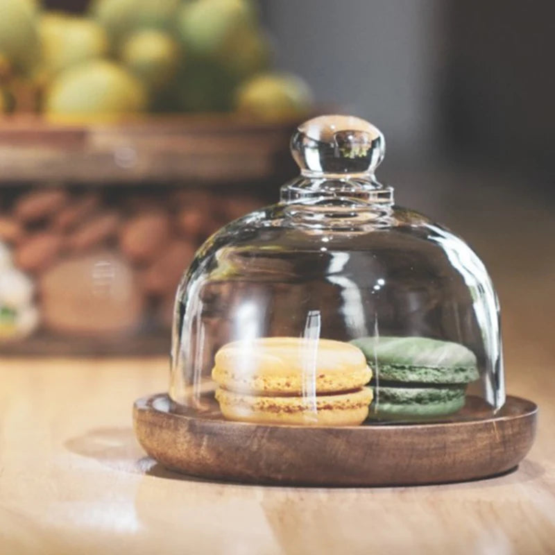 Glass Storage Containers with Wooden Lid – Kitchen Organizer