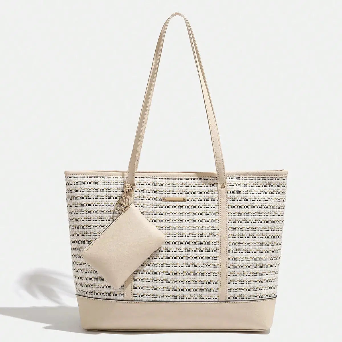 Women's Shoulder Bag – Trendy Cross Pattern Purse