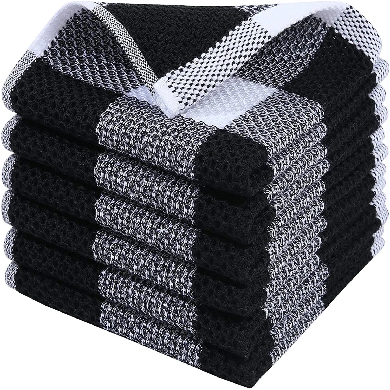 Pack 34×34cm Cotton Honeycomb Dishcloths