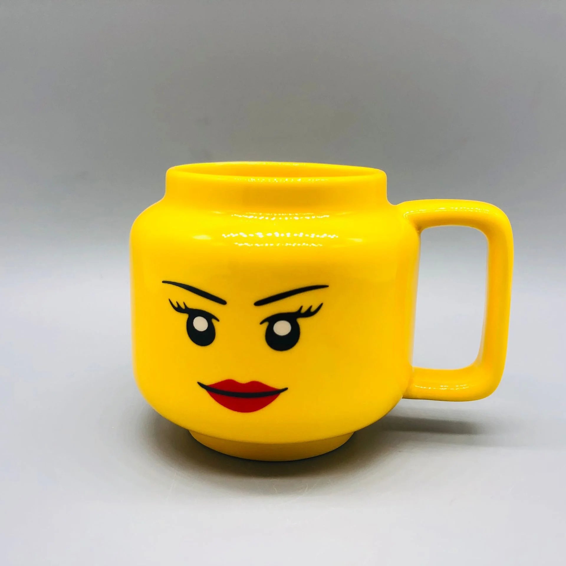 Impish Face Ceramic Mug – 250ML Couple Coffee Cup