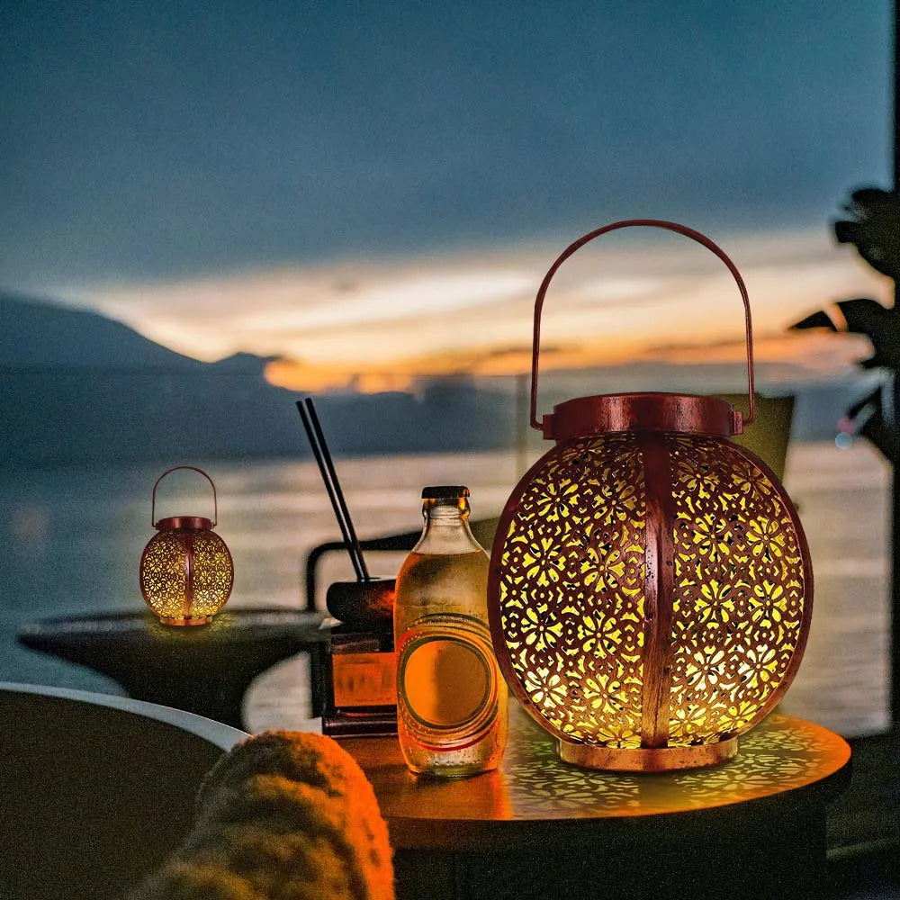 Solar Hollow Lantern – Waterproof Outdoor Light for Garden