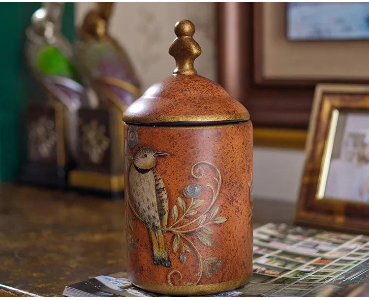 Vintage Ceramic Kitchen Storage Jars – Retro Tea & Candy Canisters