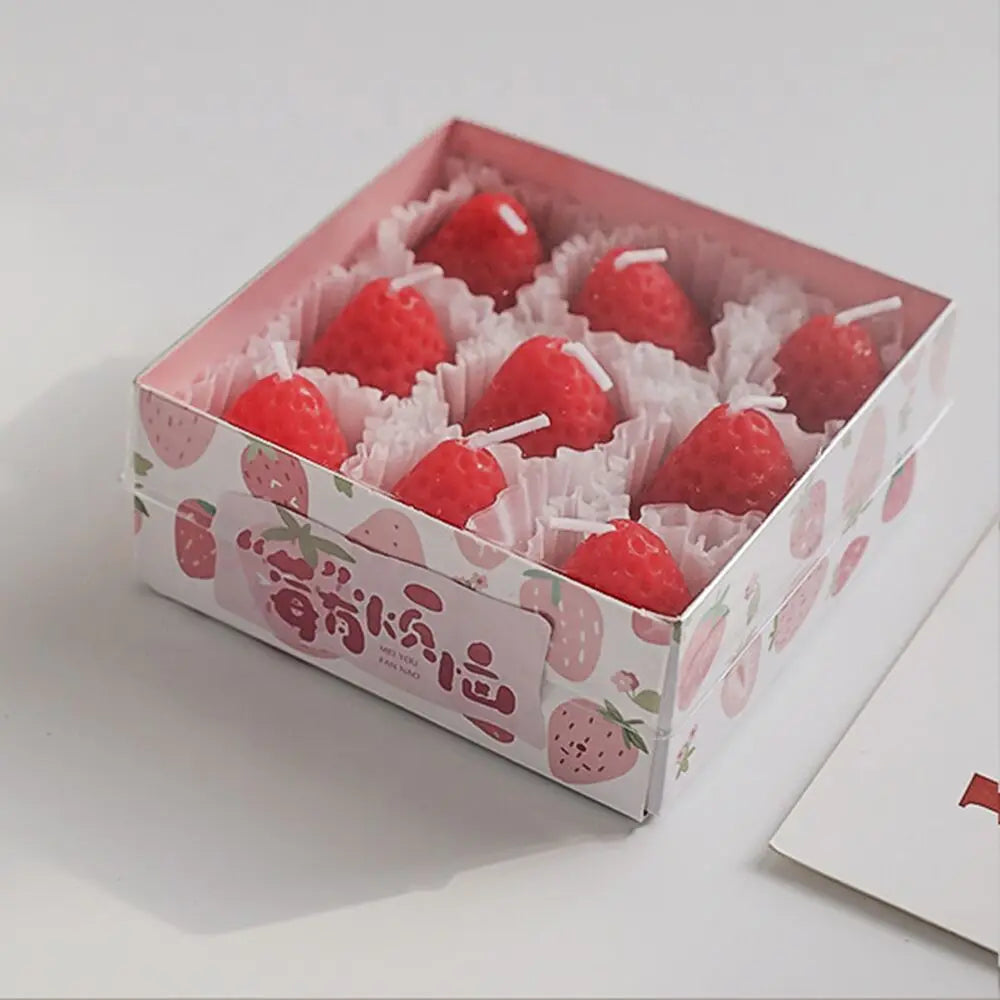 Strawberry Soy Wax Candle – Natural & Aromatic