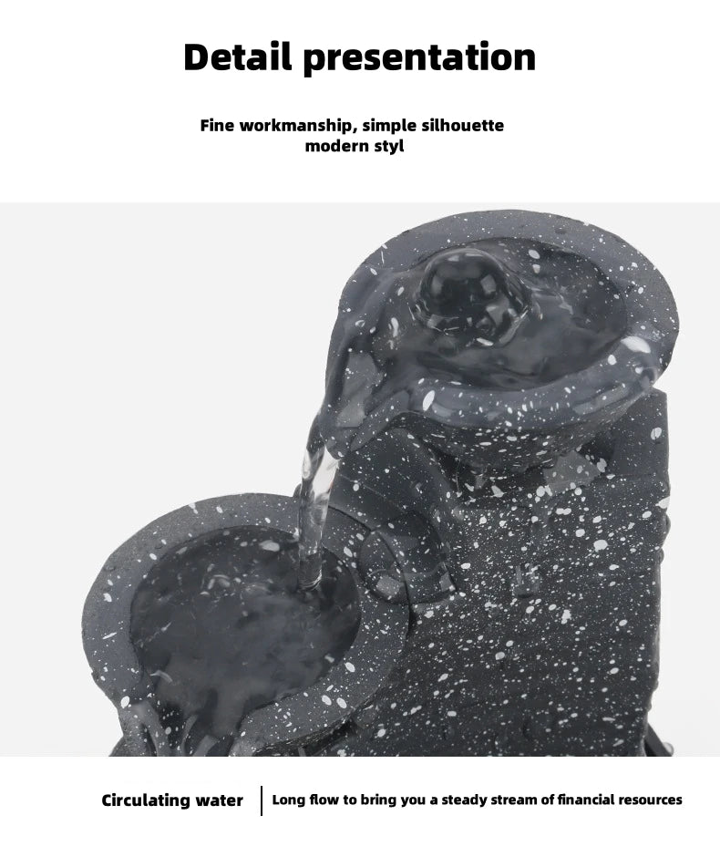 Waterfall Fountain – Creative Flowing Water Ornament