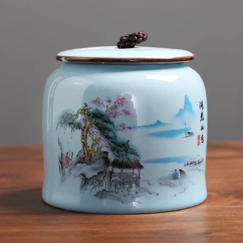 Vintage Ceramic Kitchen Storage Jars