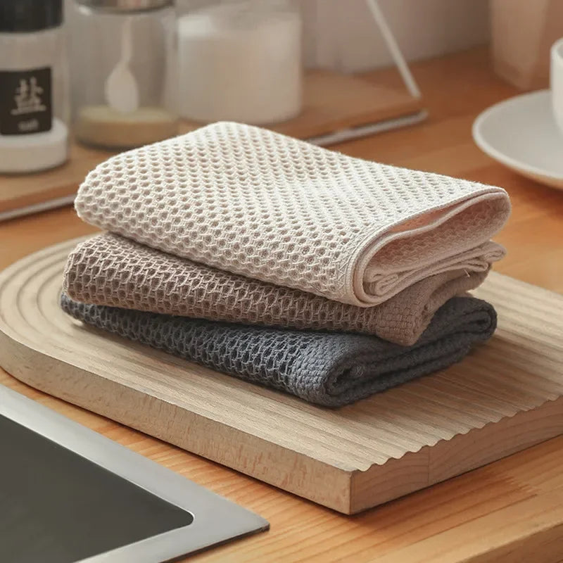 Pack 34×34cm Cotton Honeycomb Dishcloths