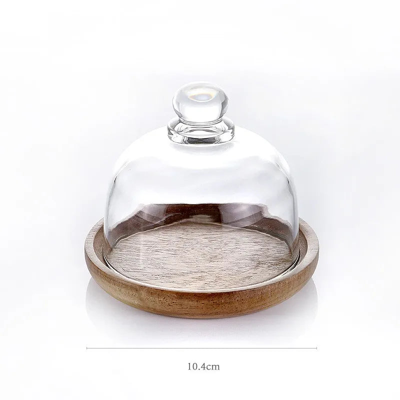 Glass Storage Containers with Wooden Lid – Kitchen Organizer