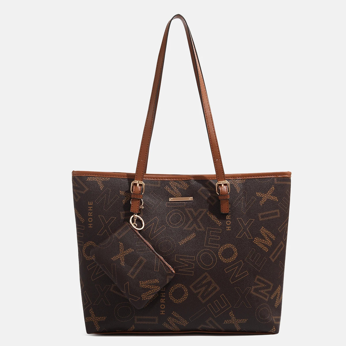 Women's Shoulder Bag – Trendy Cross Pattern Purse