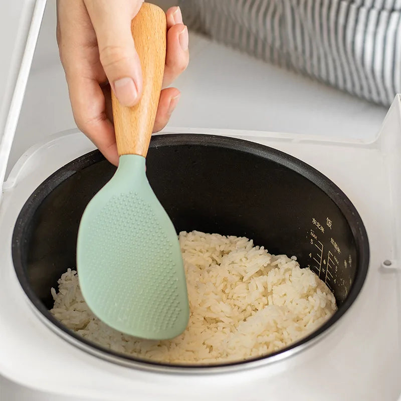 Silicone Cooking Spoon – High-Temp, Non-Stick & Heat-Resistant
