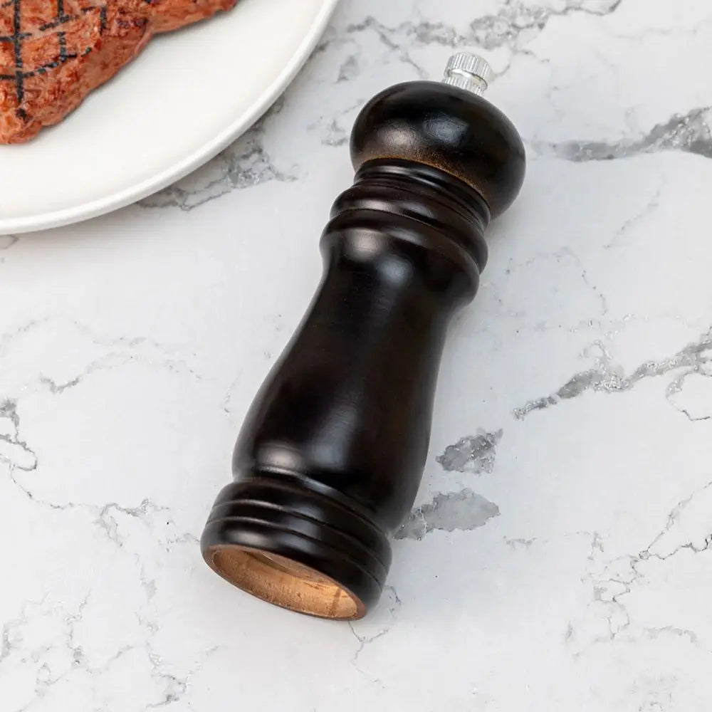 Dutch Style Wooden Pepper Mill – Adjustable Spice Grinder