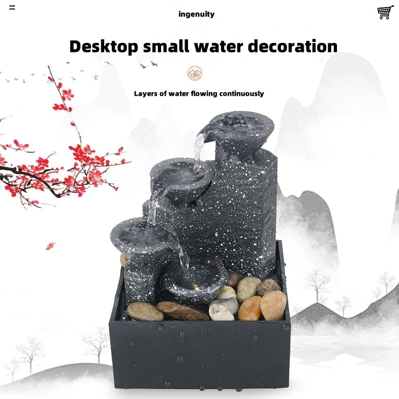 Waterfall Fountain – Creative Flowing Water Ornament