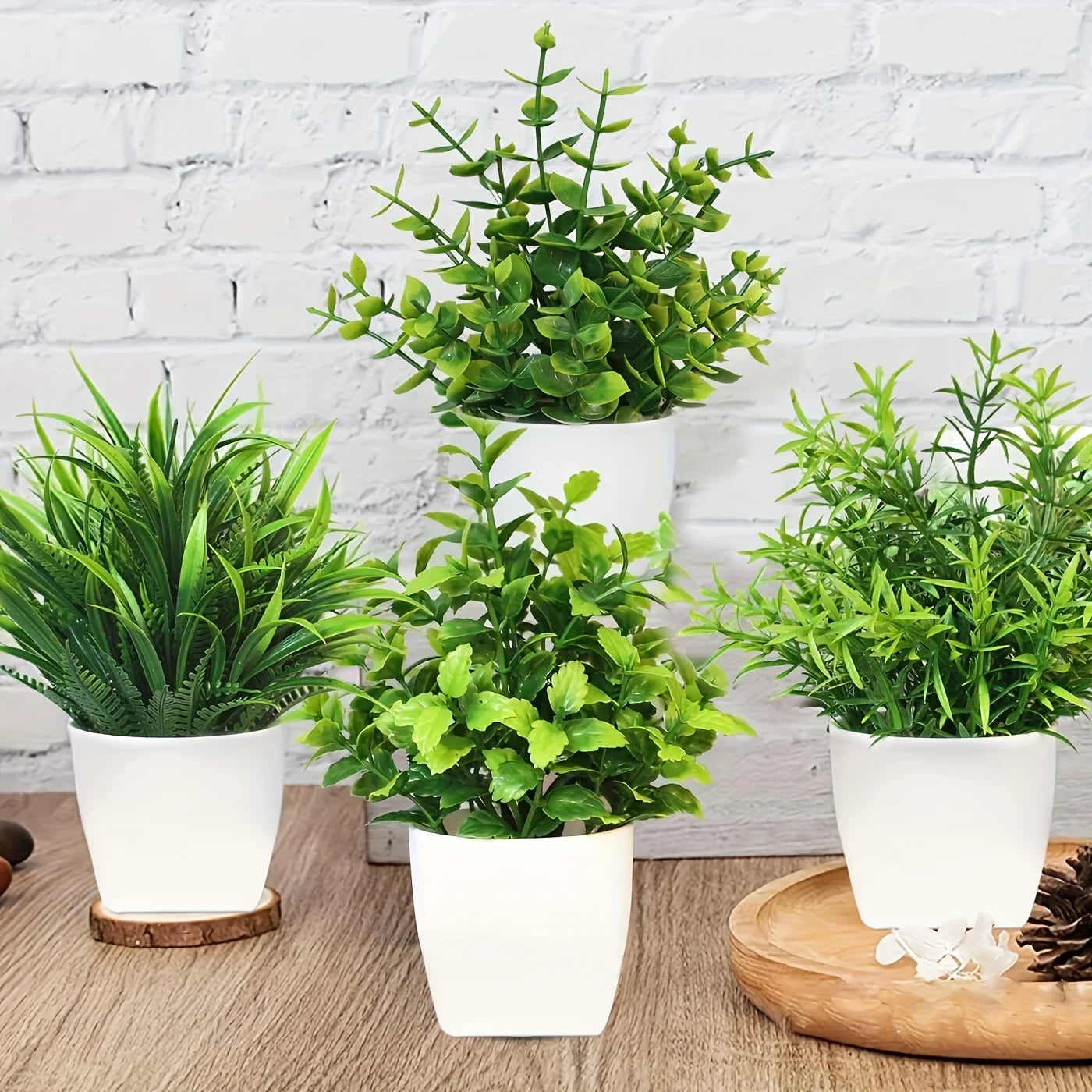 1PCS Artificial Potted Plant – Desktop or Shelf Décor for Home & Office