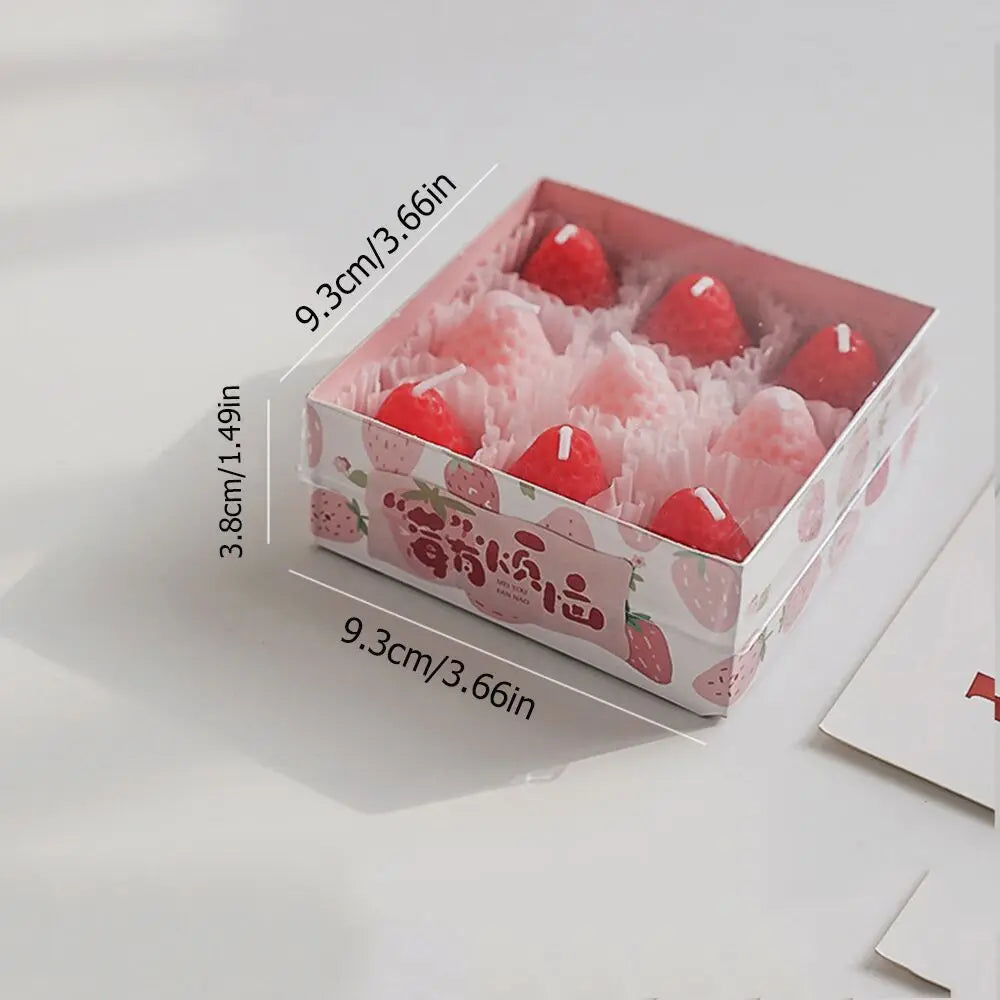 Strawberry Soy Wax Candle – Natural & Aromatic