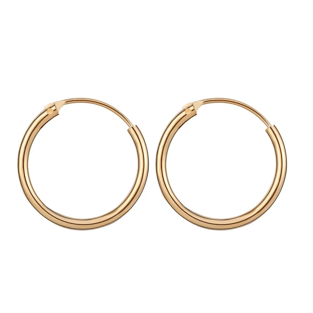 Minimalist Pearl Circle Earrings – Timeless & Versatile Women’s Jewelry