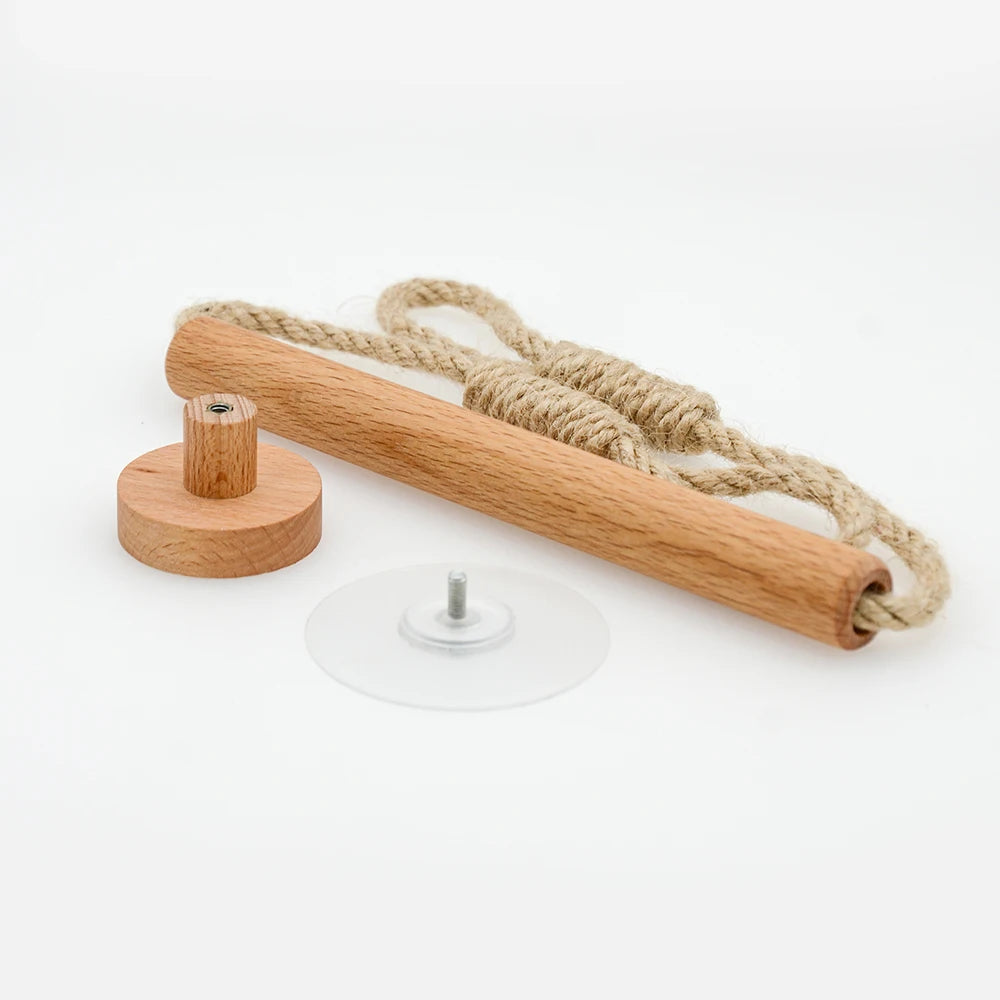 Wooden Wall-Mounted Toilet Paper Holder – Bathroom Accessory