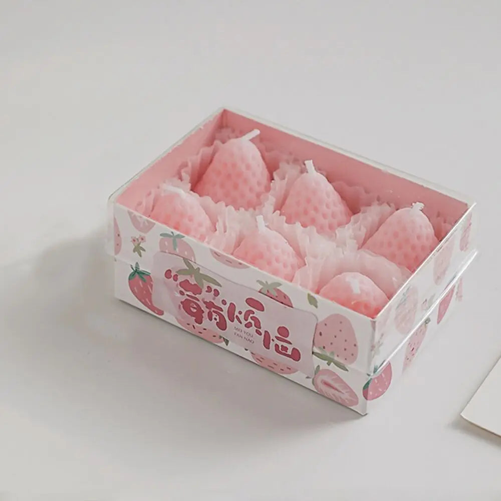 Strawberry Soy Wax Candle – Natural & Aromatic