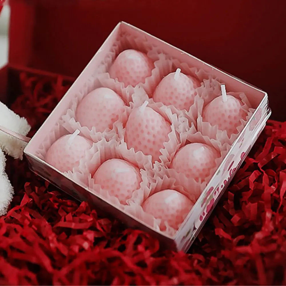 Strawberry Soy Wax Candle – Natural & Aromatic
