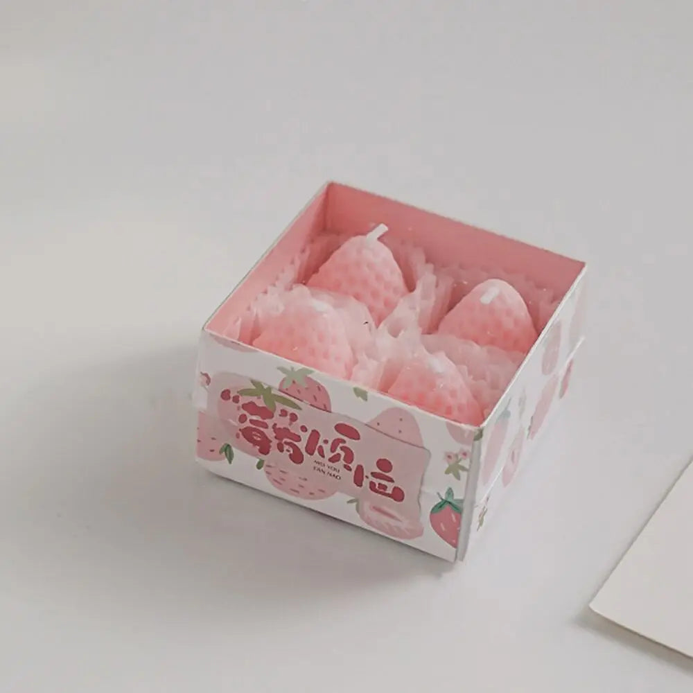 Strawberry Soy Wax Candle – Natural & Aromatic