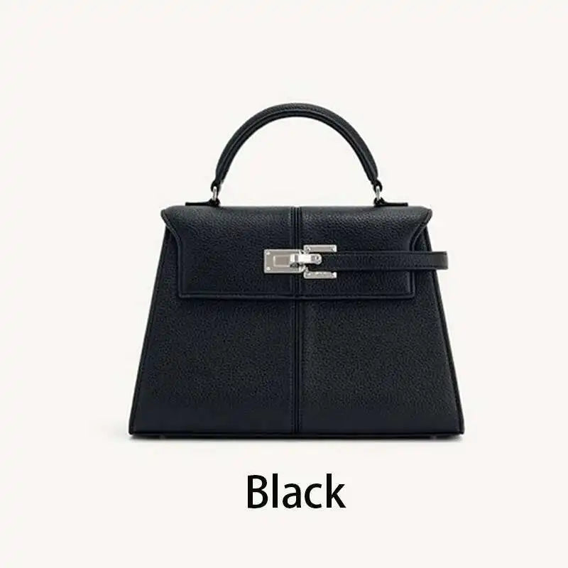 Trapezoidal Leather Women's Bag Versatile