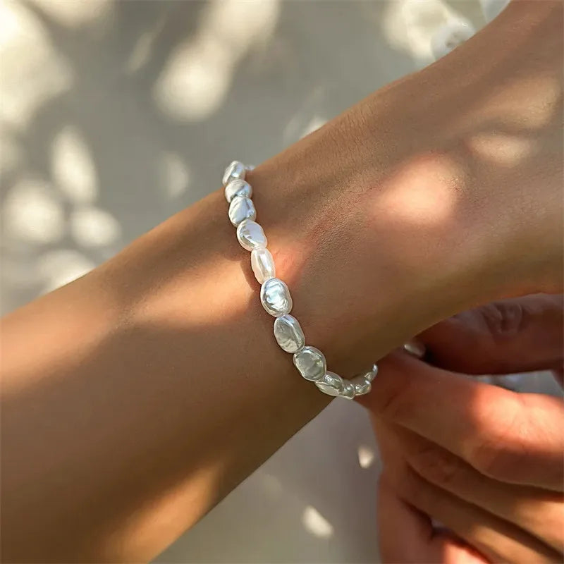Elegant Pearl Beaded Choker – Vintage-Inspired Necklace for Women