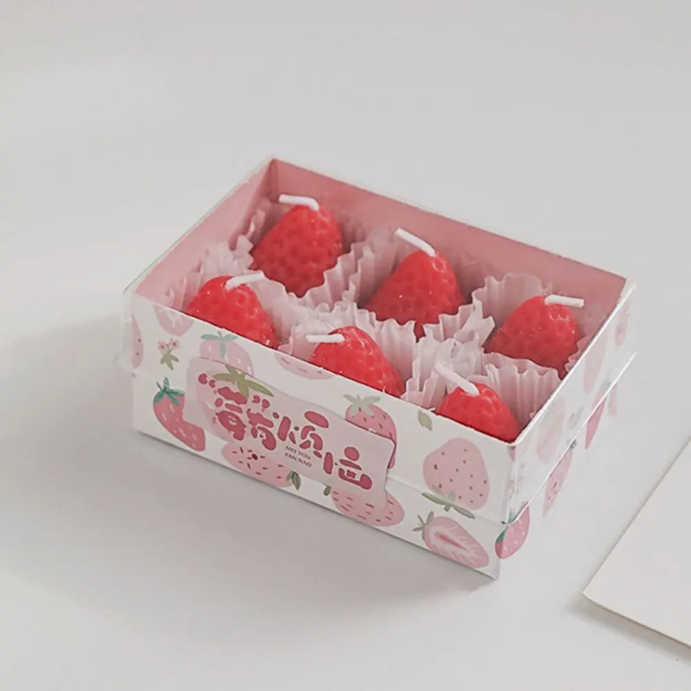 Strawberry Soy Wax Candle – Natural & Aromatic