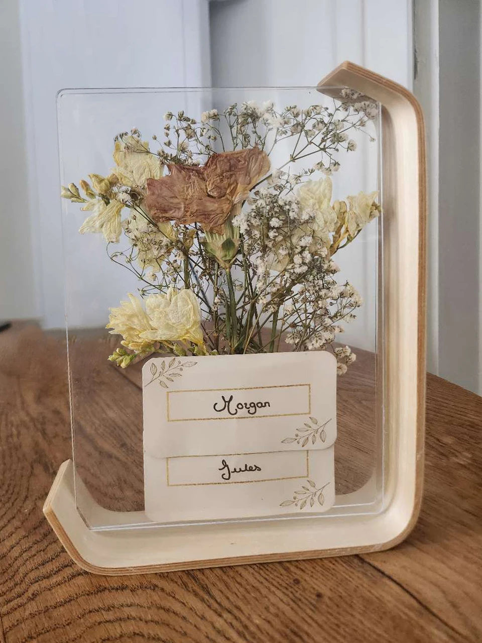Acrylic & Wood Double-Sided Photo Frame – A4, 10×15 & 15×20cm