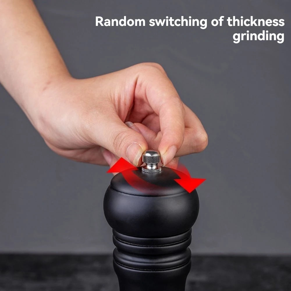Dutch Style Wooden Pepper Mill – Adjustable Spice Grinder